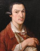 Franz Thomas Low Self portrait oil painting artist